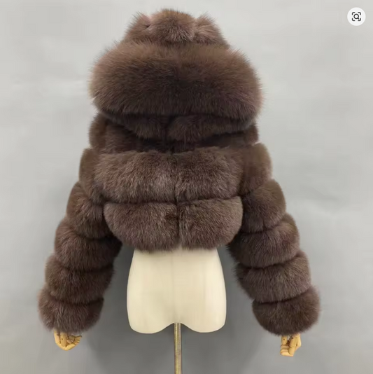 Natural Fur Coat - Brown🤎